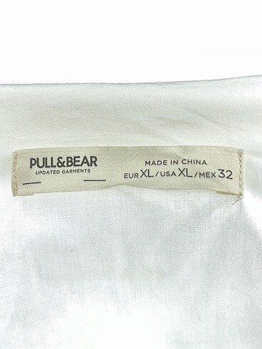 xl Beden beyaz Renk Pull and Bear Gömlek %70 İndirimli.