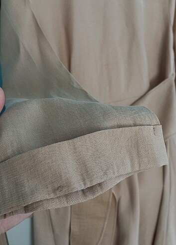 Zara Keten Linen Elbise