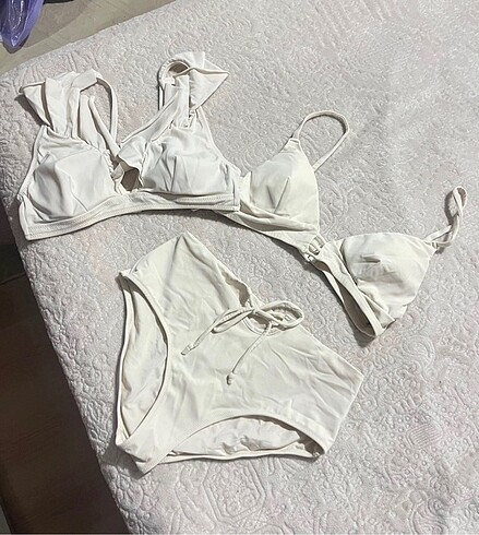 beyaz bikini takımı