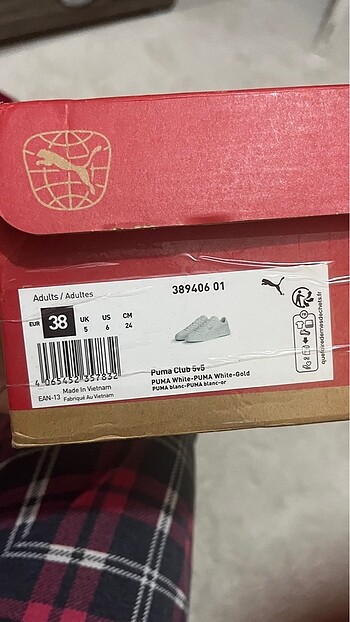 38 Beden beyaz Renk Puma kadın spor ayakkabı