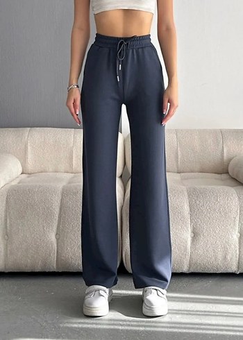 OYSHO Geniş Kesim Denim Eşofman Altı - Görsel 3