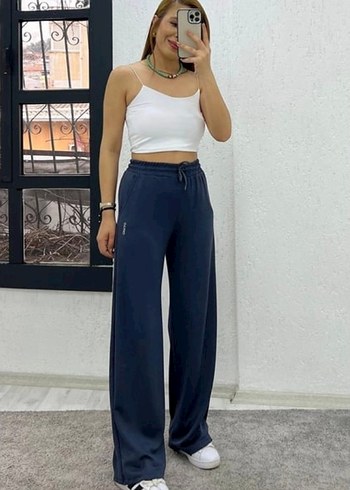 OYSHO KUMAS Geniş KesimDenim Eşofman Altı - Görsel 2