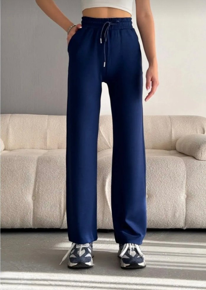 OYSHO KUMAS Geniş KesimDenim Eşofman Altı - Görsel 3