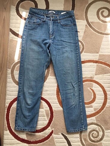 Yüksek bel mom jean