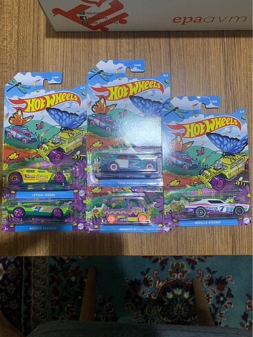 Hot wheels bahar tema set