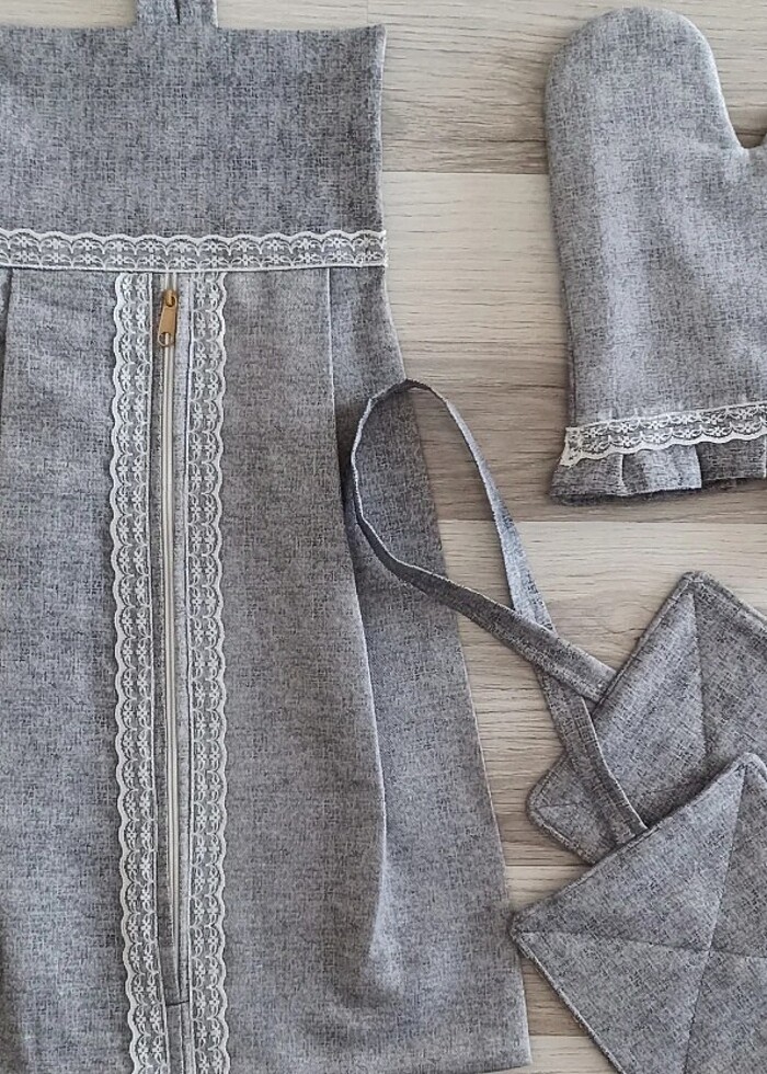 Eldiven poşetlik tutacak üçlü takim - Görsel 2