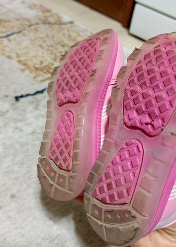 Kız Çocuk Pembe Spor Ayakkabı Velcro - Görsel 4