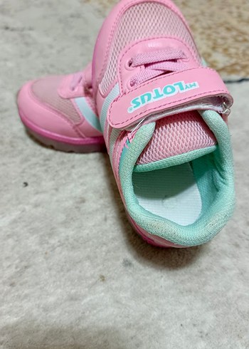 Kız Çocuk Pembe Spor Ayakkabı Velcro - Görsel 3