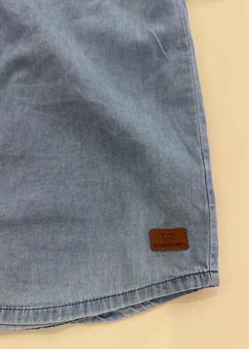 Erkek Çocuk  Gömlek ve Bej Şort Takımı - Görsel 4