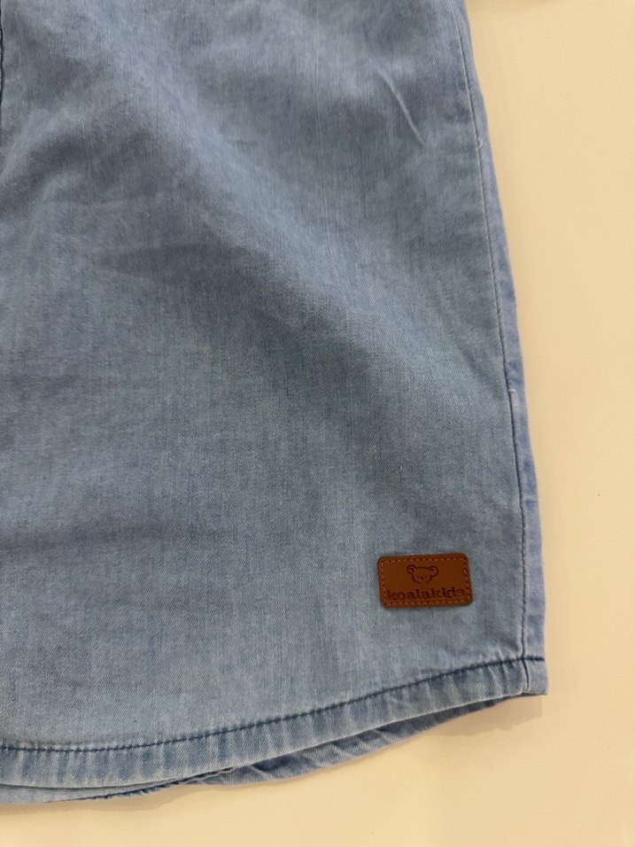 Erkek Çocuk  Gömlek ve Bej Şort Takımı - Görsel 4