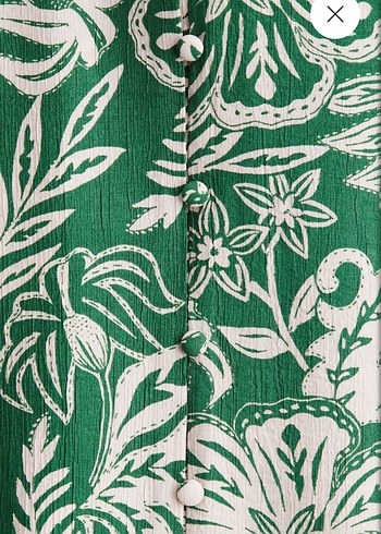 H&M Yeşil Uzun Elbise - Görsel 2