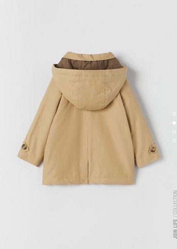 Zara Çocuk Trençkot - Görsel 3