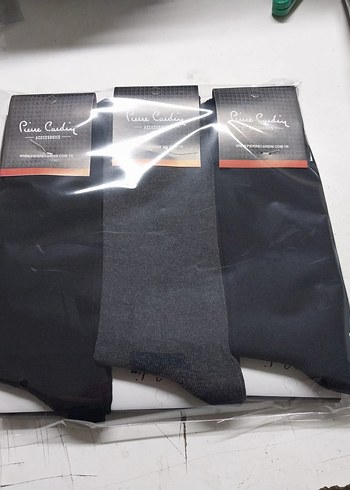 Pierre Cardin Erkek Midi Çorap 3'lü Siyah Gri
