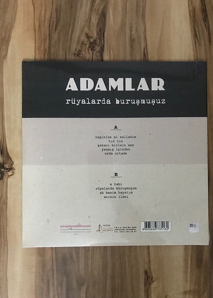 Adamlar- Rüyalarda Buruşmuşuz Plak - Görsel 2