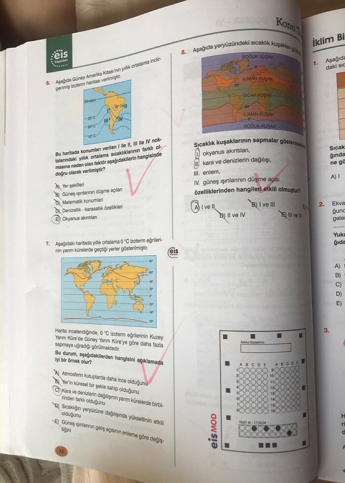 Coğrafya, biyoloji, tarih test kitapları toplu - Görsel 5