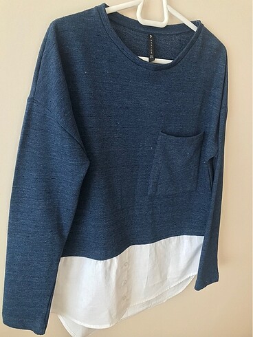 s Beden Stradivarius basics gömlek etekli sweat