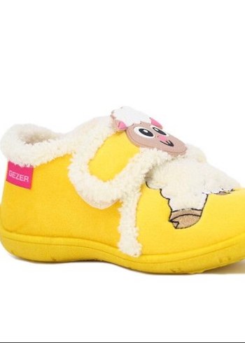 Kız Çocuk Sarı Keçeli Terlik - Görsel 3