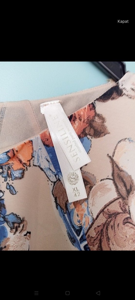 Bohem Tarz Midi Desenli Rahat Elbise - Görsel 3