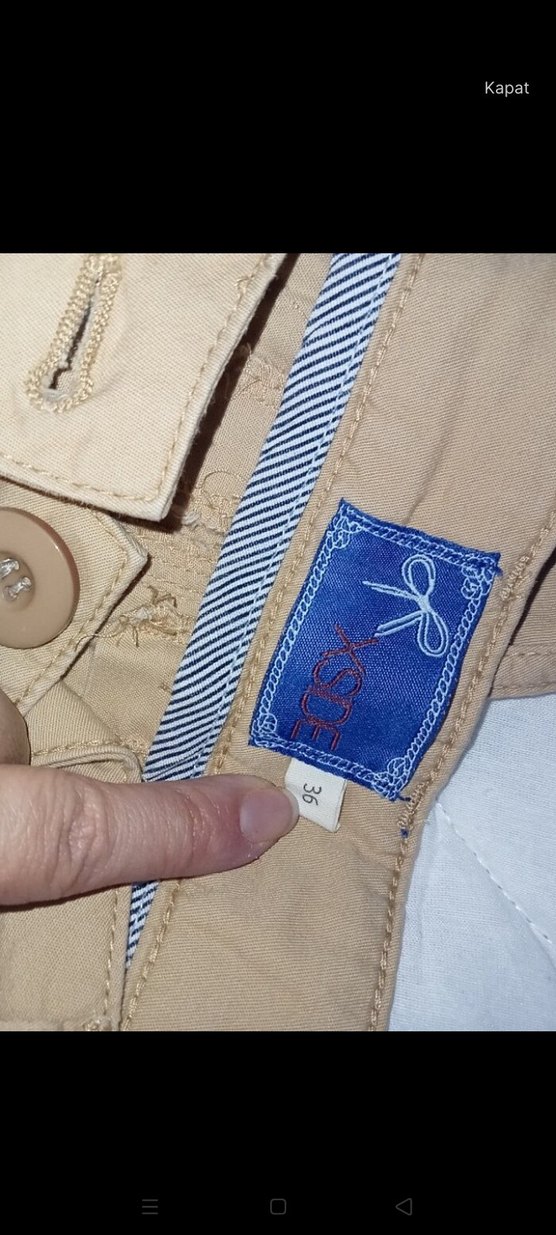 Bej Regular Fit Keten Erkek Pantolon - Görsel 3