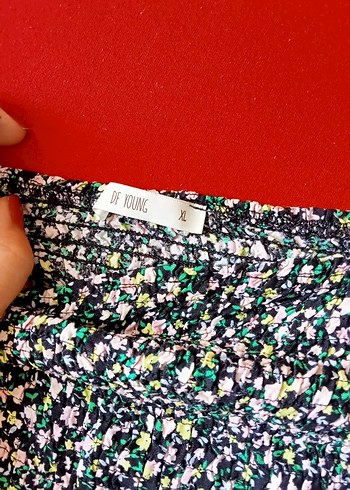 Kadın Uzun Kollu Çiçek Desenli Bluz - Görsel 5