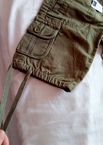 Kemerli, Rahat Kesim çocuk Bermuda Şort - Görsel 5