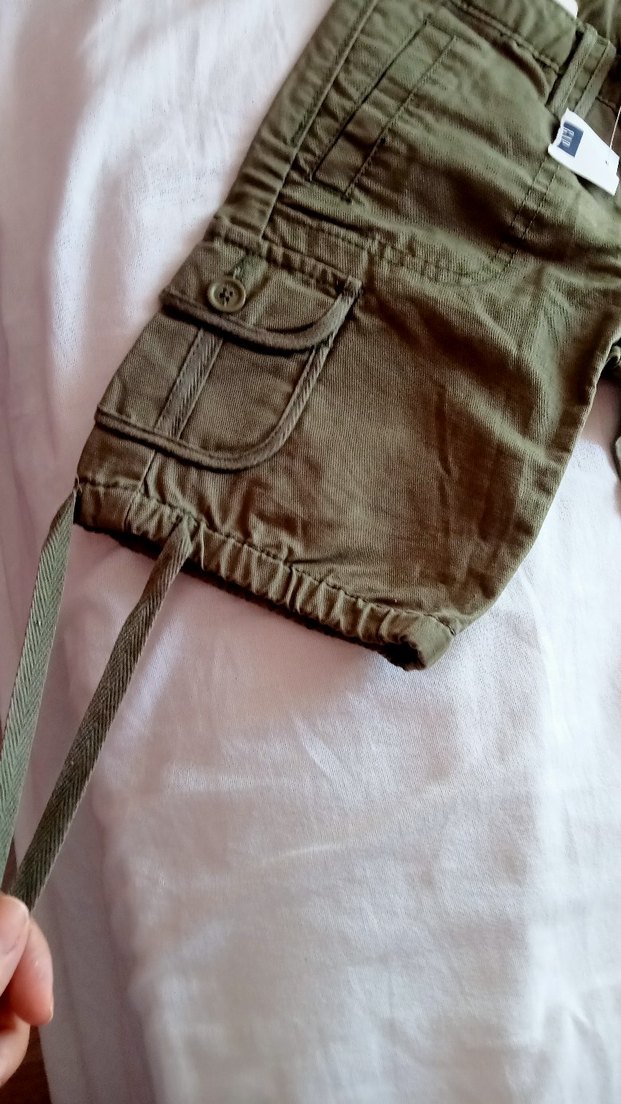 Kemerli, Rahat Kesim çocuk Bermuda Şort - Görsel 5