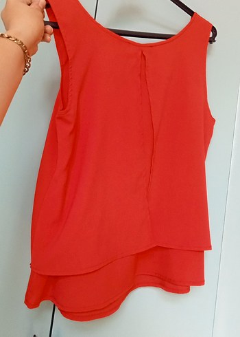 Kolsuz, Katlı, Kemerli Mini Bluz - Görsel 5