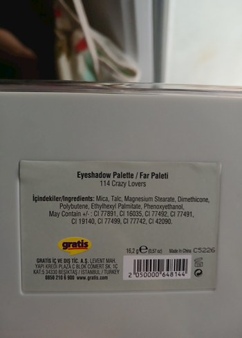 Canlı Renkli Göz Farı Paleti - Görsel 2