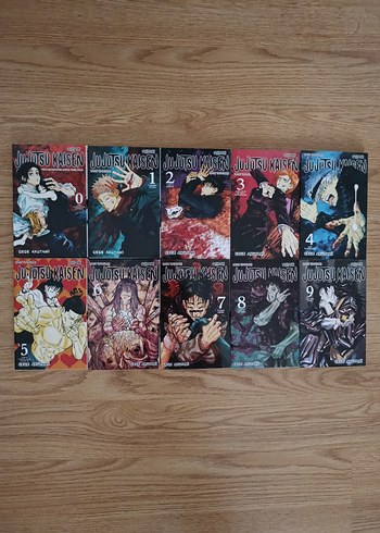 Jujutsu Kaisen Manga Seti Cilt 0-9
