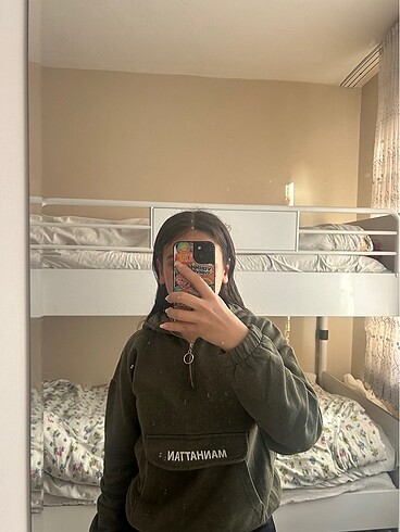 l Beden haki Renk Sweatshirt