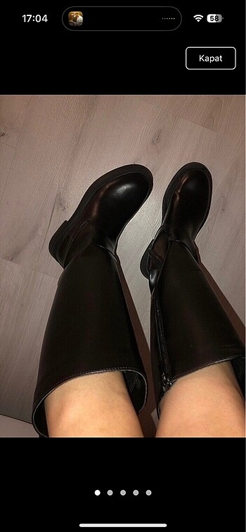 Zara Zara siyah çizme