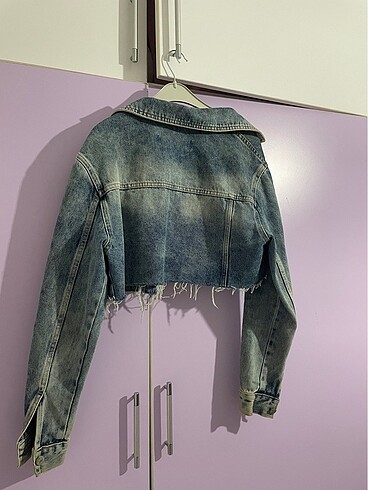 m Beden DİLVİN CROP KOT CEKET