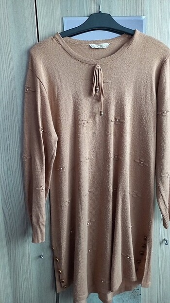 44 Beden camel Renk Bayan Tunik