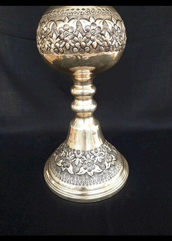 Beden antika bakır gaz lambası