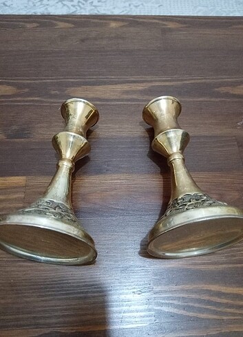  Beden Bakır şamdan mumluk