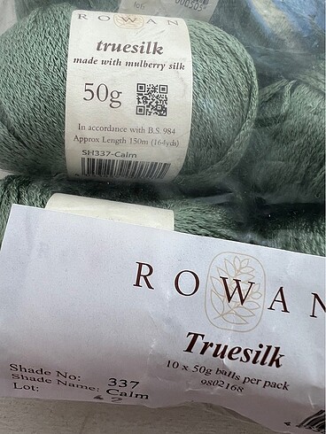 Rowan Truesilk 12 adet ip