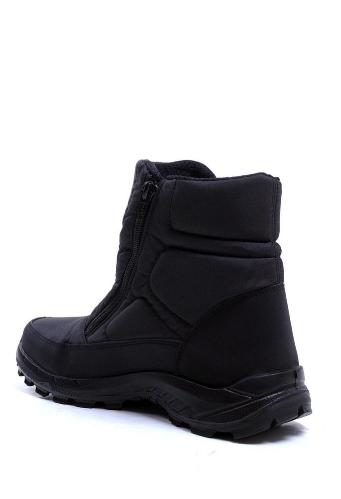 Fermuarlı Siyah Erkek Bot - Görsel 3