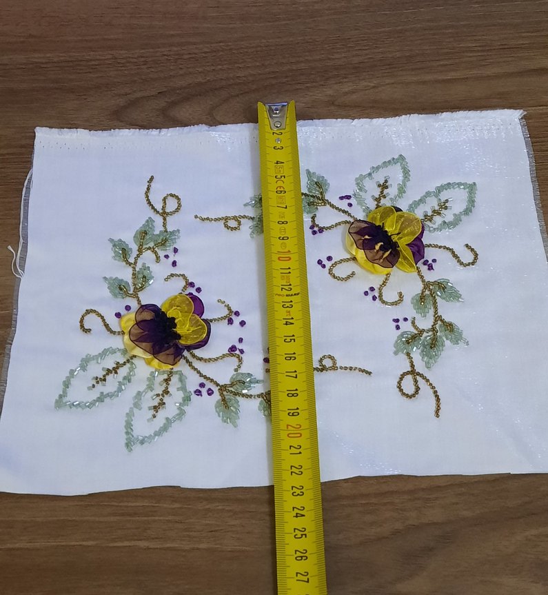 Nakışlı Beyaz Örtü - Görsel 3