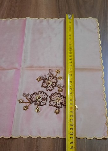 Nakışlı Pastel Masa Örtüsü - Görsel 2