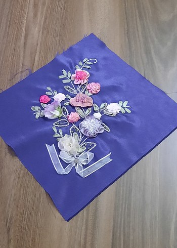 Mor Bohem Nakışlı tablo - Görsel 4