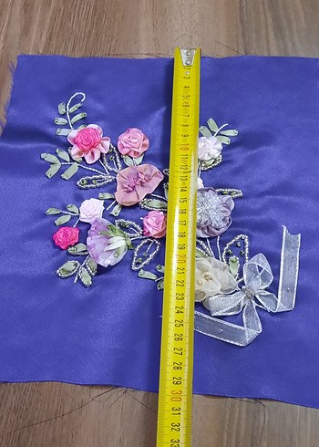 Mor Bohem Nakışlı tablo - Görsel 2