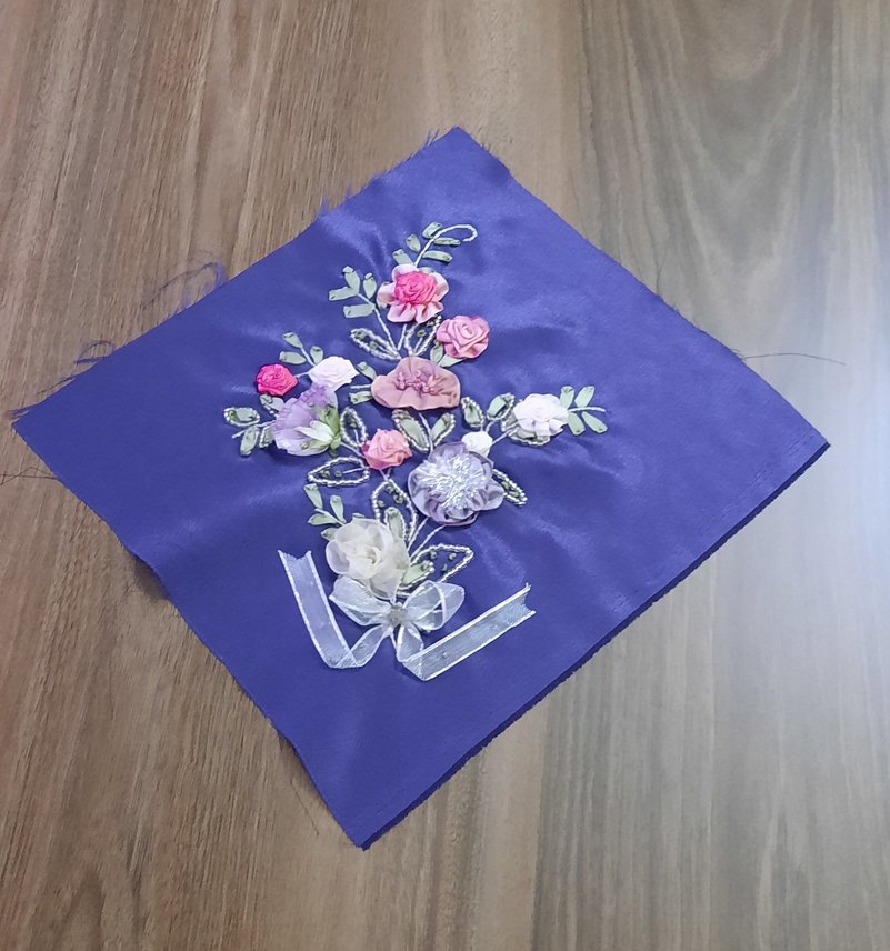 Mor Bohem Nakışlı tablo - Görsel 4