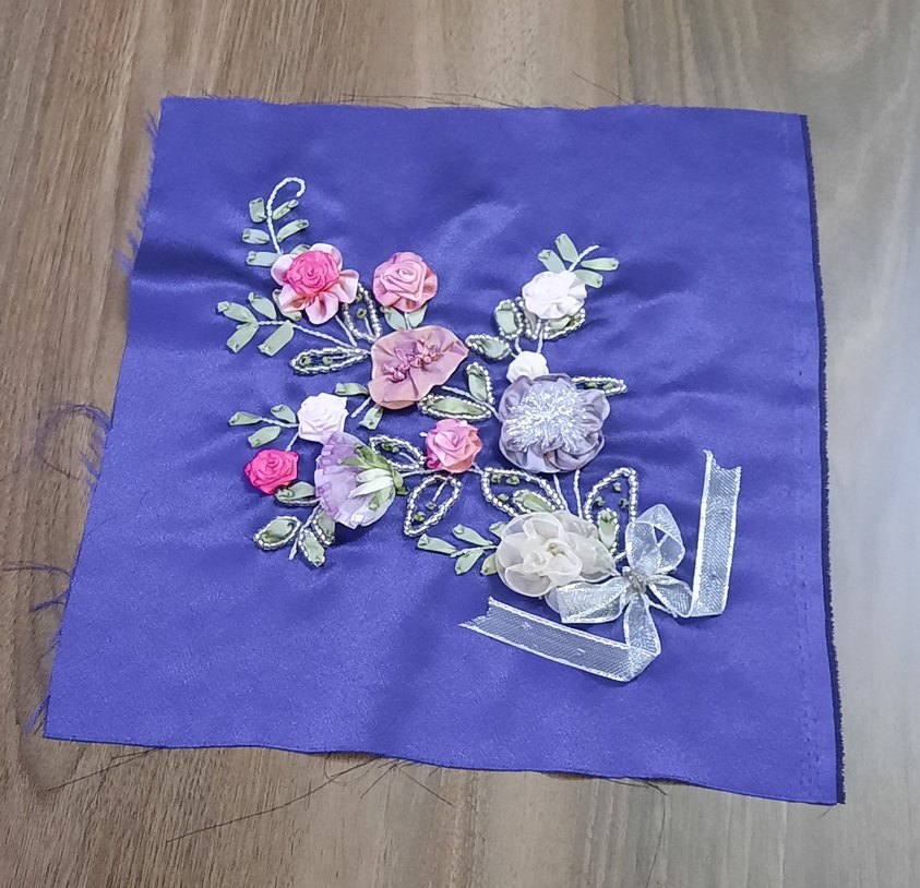 Mor Bohem Nakışlı tablo - Görsel 5