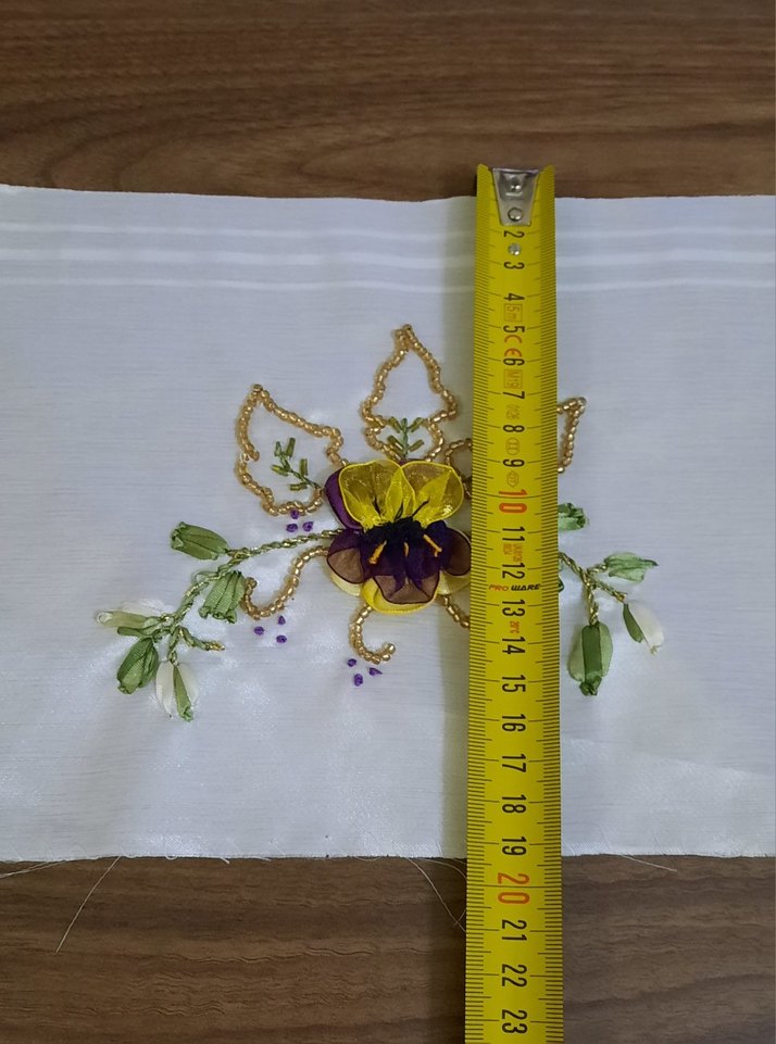 Beyaz İşlemeli Bohem tablo - Görsel 4