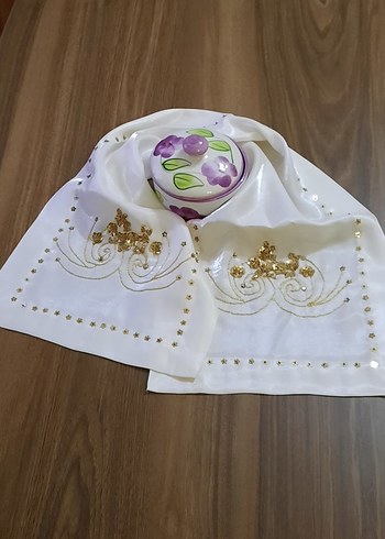 Boncuk İşlemeli runner - Görsel 4