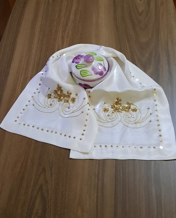 Boncuk İşlemeli runner - Görsel 4