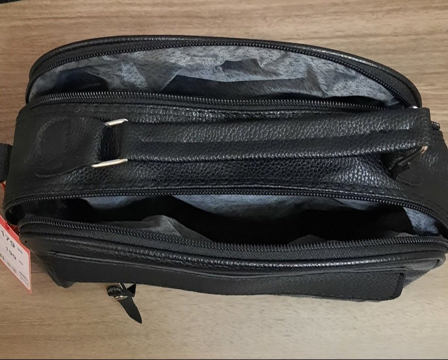 Siyah Deri Püsküllü Kadın Çanta - Görsel 3