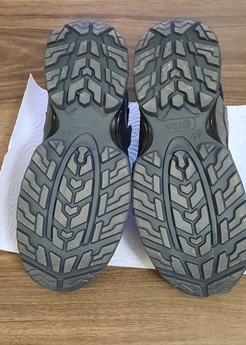 Gri  Erkek iş Ayakkabısı Velcro - Görsel 2