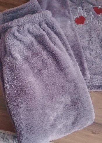 Kadın Peluş Pijama Takımı - Görsel 3