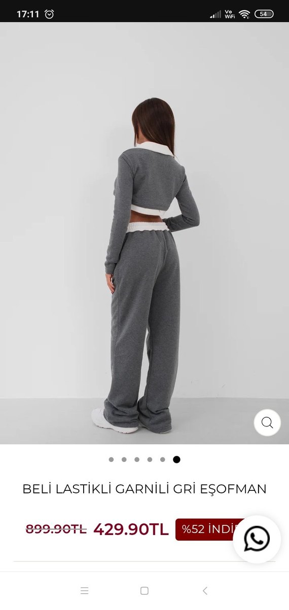 Gri  Eşofman - Görsel 2